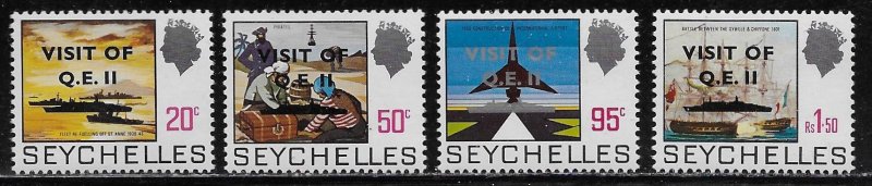 Seychelles Scott #'s 323 - 326 MNH