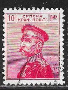 Serbia 112: 10p Peter I, used, F-VF