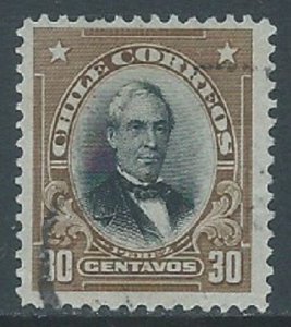 Chile, Sc #107, 30c Used