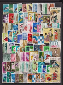 Japan - (HS) 85 Mint NH stamps - mostly commemoratives