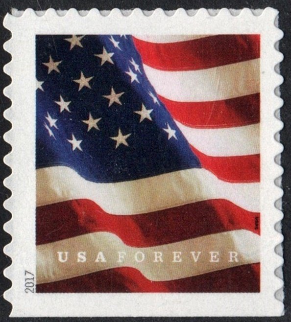 SC#5160b (49¢) U.S. Flag Booklet Single (2017) SA