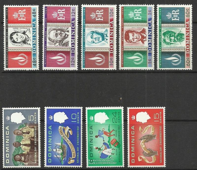 Costa Rica & Bolivia Lot # 55 =  lot of nice sets MNH 6 Scans 