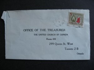 Newfoundland SON split ring cancel La Scie WB cover, opened on 3 sides