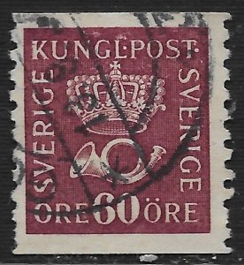 Sweden #148 60o Crown and Post Horn