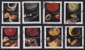 Canada - 1999-2001 - Scott #1673-1680 - used - Traditional Trades