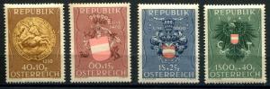 Austria SC# B264-7 Arms of Austria set MNH