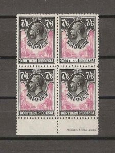 NORTHERN RHODESIA 1925/29 SG 15 MNH Cat £760