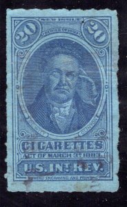 Series 1893, New Issue, 20 Cigarettes, Roulette, US Tobacco