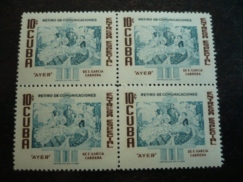 Stamps - Cuba -Scott#566-569,C153-C155,E22- Mint Hinged Set of 8 Stamps - Blocks