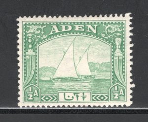 Aden #1    VF, Mint LH, Original Gum, CV $4.50   .....   0020114