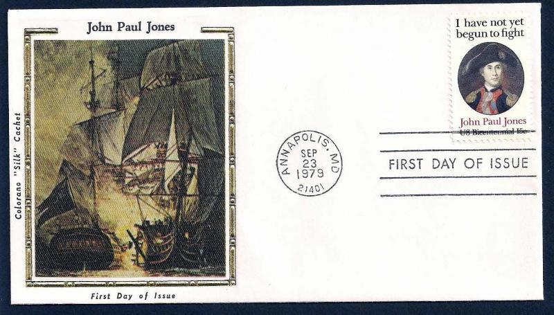 UNITED STATES FDC 15¢ John Paul Jones 1979 Colorano