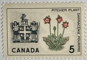 CANADA 1966 #427 Floral Emblems and Coats of Arms (Newfoundland) - MNH