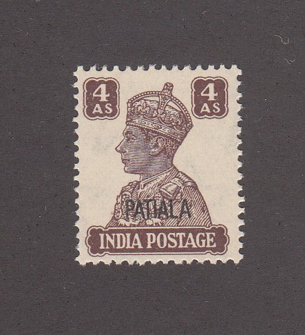 India (Patiala) Scott #111 MH