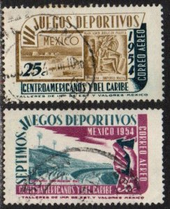 Mexico Sc #C222-C223 Used