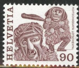 Switzerland Scott 644 MNH** Folk Costume stamp