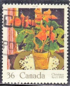 CANADA  SC# 1148  USED  1987  CHRISTMAS   SEE SCAN