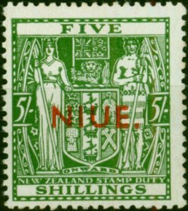 Nuie 1931 5s Green SG52 Fine LMM