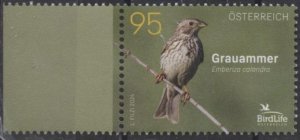 Austria 3116 (mnh) €0.95 corn bunting (Grauammer) (2024) (stock image)