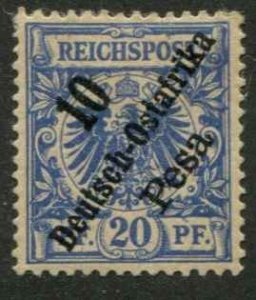 German East Africa SC# 9 o/p  10 PESA on Germany 20 MH