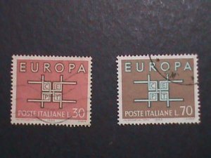 ITALIA-VERY OLD EUROPA USED STAMPS SET  VERY FINE WE SHIP TO WORLD WIDE