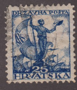 Croatia-Slavonia 2L37 Youth With Standard 1919