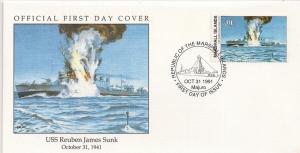 Marshall Islands-USS Reuben James Sunk