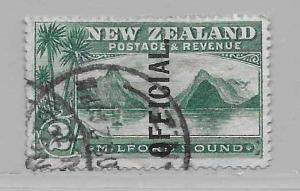 New Zealand o29 2sh Milford Sound single Used