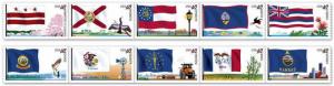 US 4292b Flags of our Nation 42c PNC10 strip #2 MNH 2008 