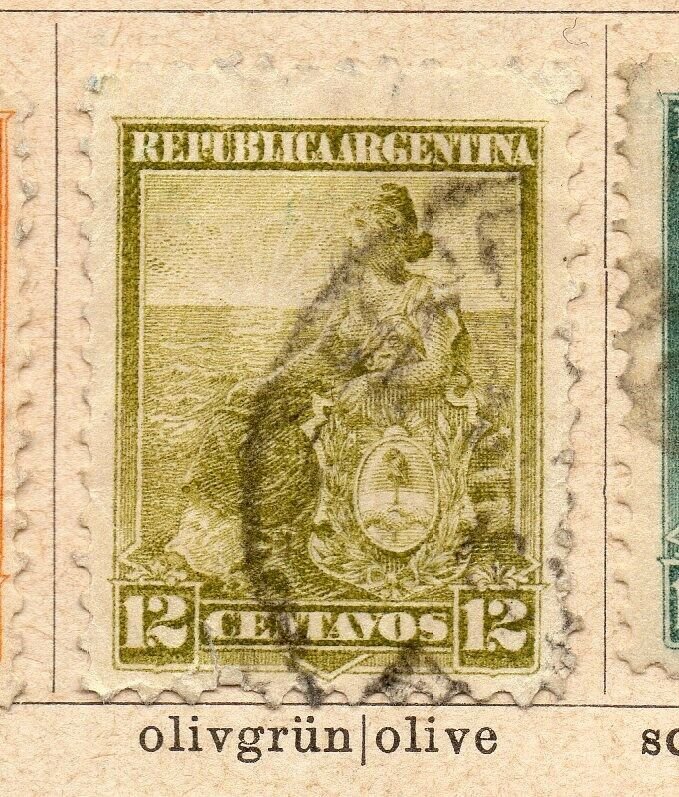 Argentina 1900 Early Issue Fine Used 12c. NW-11766