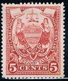 USA 5c Philadelphia Documentary Stamp Tax, MH, VF