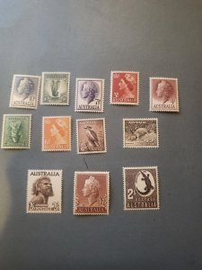 Stamps Australia Scott #292-303 h