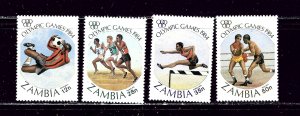 Zambia 304-07 MNH 1984 Olympics     #2