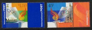 AUSTRALIA SG2025/6 2000 TRANSFER OF OLYMPIC FLAG MNH