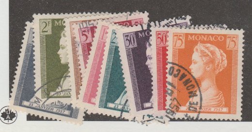 Monaco Scott #391-399 Stamp - Used Set - XYZ