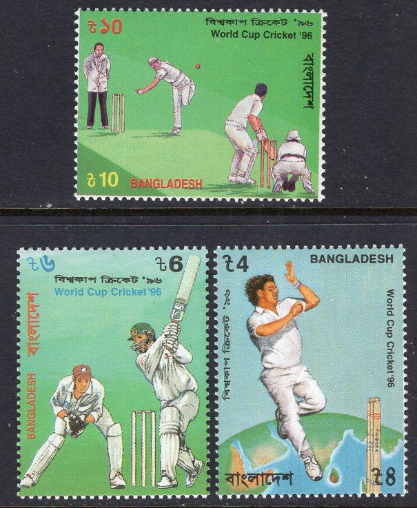 Bangladesh 511-513 Cricket MNH VF