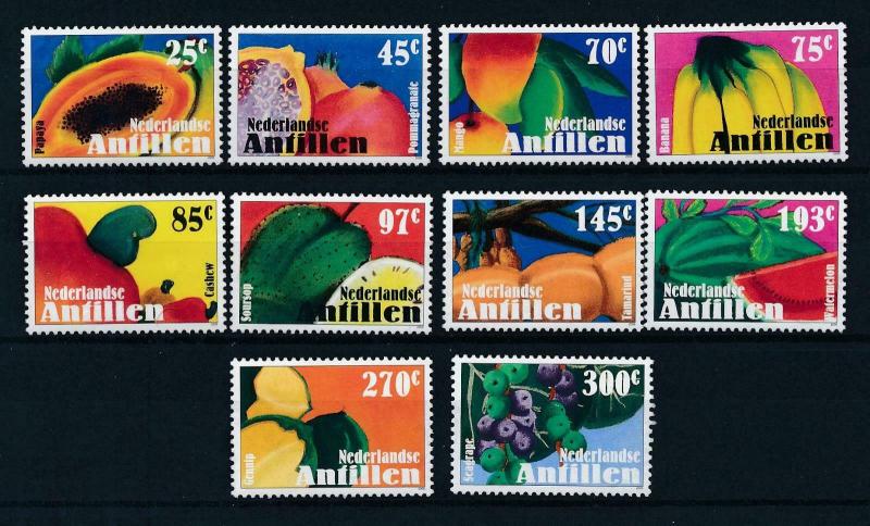 [97774] Netherlands Antilles 2005 Fruits Mango Banana Watermelon Grapes  MNH