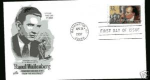 3135 Raoul Wallenberg ArtCraft FDC