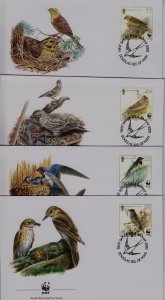 Isle of Man 880 FDC WWF-00/Birds