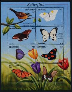 Lesotho 1261-71 MNH Butterflies, Flowers