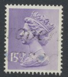 GB Machin 15½p  SG X907  Scott MH93 Used   please read details