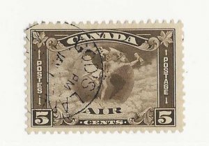 Canada Sc #C2 5c airmail  used FVF