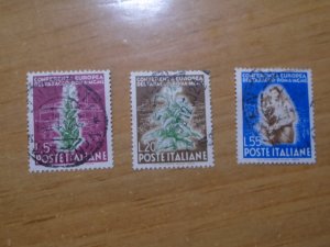 Italy  #  544-46   used