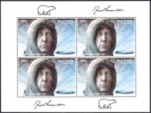 SVALBARD SPITSBERGEN 2022 ROALD AMUNDSEN POLAR EXPLORER ZEPPELIN LOCAL STAMP