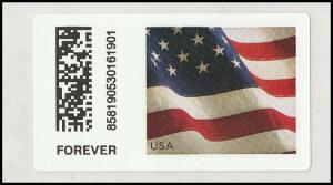 US CVP108 Old Glory Kiosk ATM F single MNH 2018