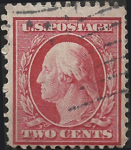 # 332 Used Unknown Ink That Is Hard To See In The Scan Carmine George Washington