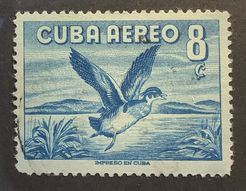 Cuba 1956 Scott C136 used - 8c, Wood duck,  Endemic birds