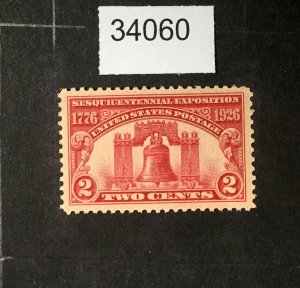 MOMEN: US STAMPS #627 MINT OG H LOT #34060