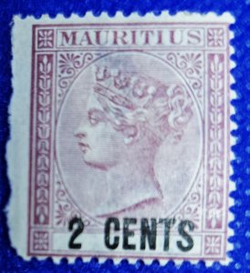 Mauritius 1878 #50 M SCV $50.00