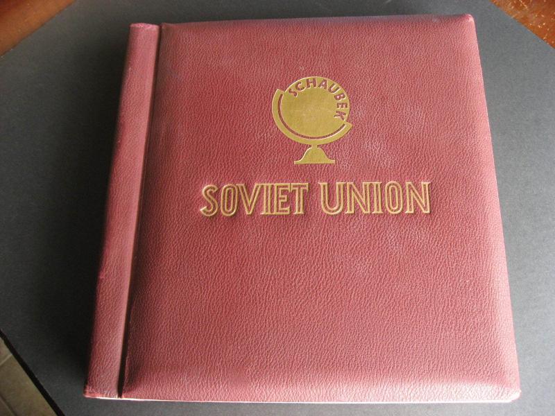 Russia Schaubek old empty (no stamps) album pages up to 1957 check it out!