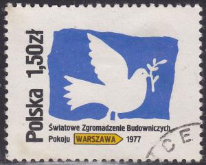 Poland 2213 Peace Dove 1.50zł 1977